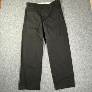 Todd Snyder Mens Selvedge Chino Pants Straight Relax Black Japan Sz 36x32 Lux